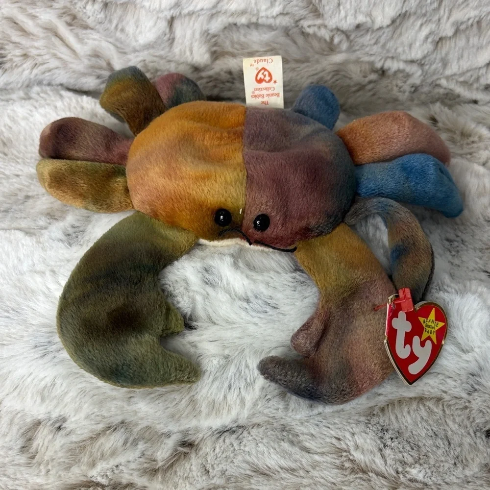 Ty Original Beanie Baby Claude the Crab